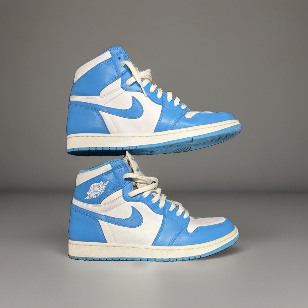 Nike Air Jordan 1‎ Retro High OG UNC 2015 555088-117 Men's Size 11.5 Powder Blue